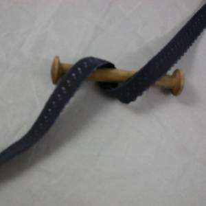1 m elastisch Schrägband uni 13 mm, grau Bild 2