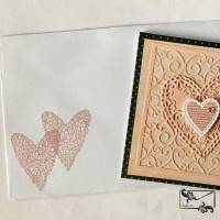 3D Muttertagskarte Valentinstagskarte Liebeskarte gefertigt in Handarbeit mit Stampin'Up Material u.a. Bild 3