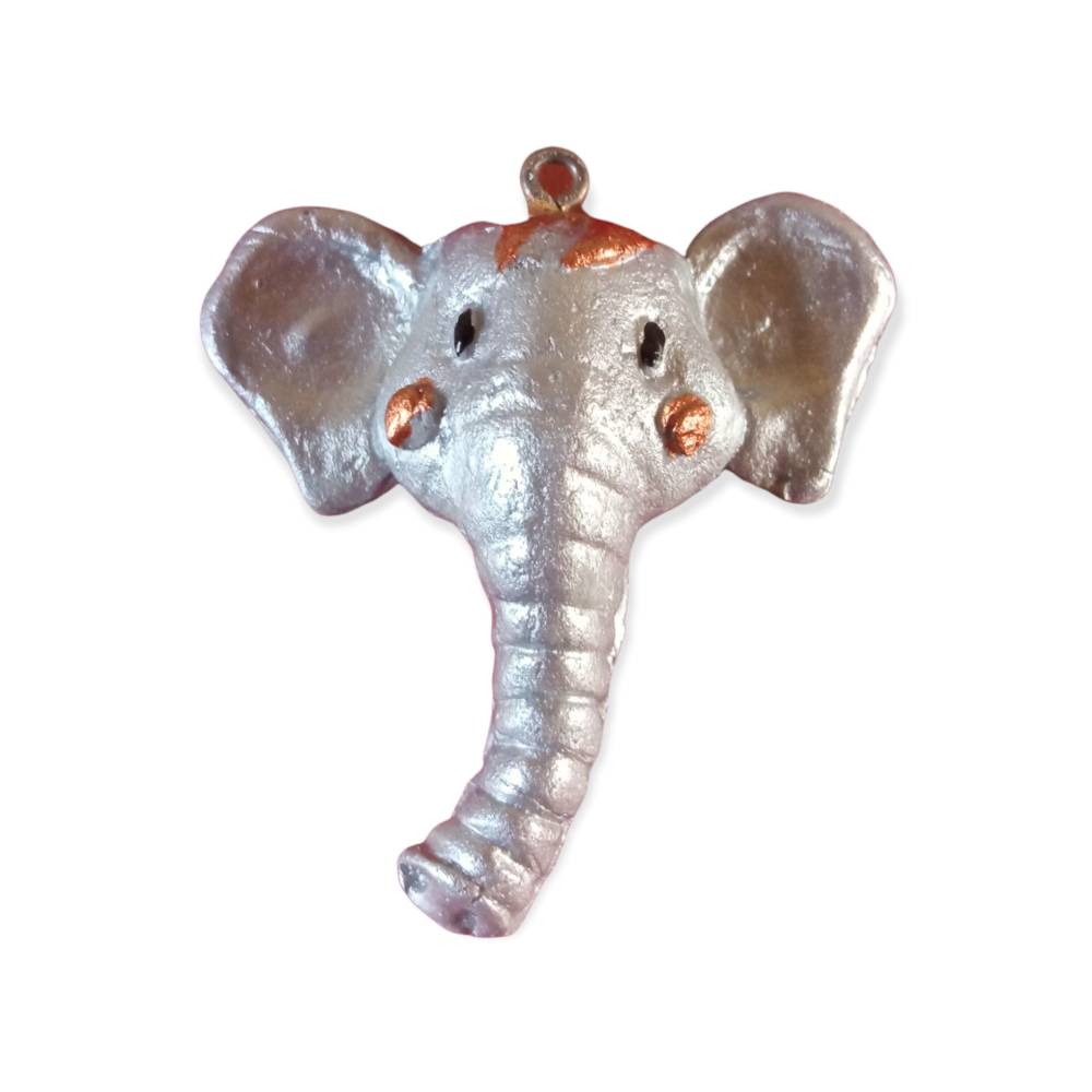Anhänger Elefant aus Modelliermasse Bild 1