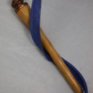 1 m Paspelband uni 12 mm, Baumwolle, blau Bild 2