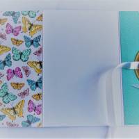 Geldkarte Gutscheinkarte - Geburtstagskarte besondere Form mit Grußtext Handarbeit mit Stampin'up Bild 5