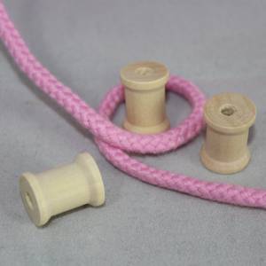 1 m Baumwollkordel, 5-6 mm, rosa Bild 1