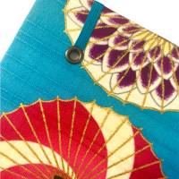 Notizbuch Kladde "Beautiful Umbrellas" A4 liniert stoffbezogen Reise Japan Asien Fan japanisch asiatisch Geschen Bild 4