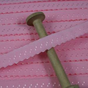 1 m elastisch Schrägband uni 13 mm, rosa Bild 1