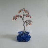 Elfen Apfelbaum / Baums aus Draht/ Drahtbaum Dekoration mit Perlen/ Lebensbaum/ Perlenbaum/ Fantasiebaum Bild 1