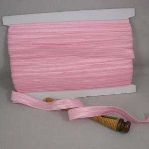 1 m elastisch Schrägband uni 16 mm, rosa Bild 2