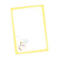 A6 Notizblock Einhorn Pusteblume gelb - 50 Blatt To do Liste Einkaufszettel Planer Bild 1