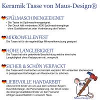 Tasse Einhorn mit Name aus Keramik / Personalisierbar / Regenbogen / Sterne Bild 7