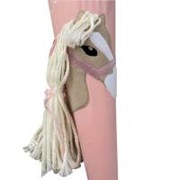 Pferde Schultüte in rosa, Zuckertüte mit Pferd, mit Namen bestickt, Schultüte Stoff für Mädchen, passend für 70 cm Papp Bild 5