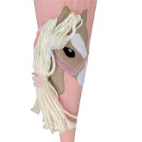 Pferde Schultüte in rosa, Zuckertüte mit Pferd, mit Namen bestickt, Schultüte Stoff für Mädchen, passend für 70 cm Papp Bild 7