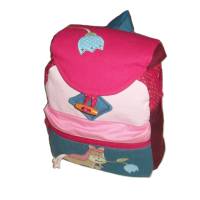 Kinderrucksack Kindergartentasche Kindertasche Blumenpferd für Mädchen Bild 2