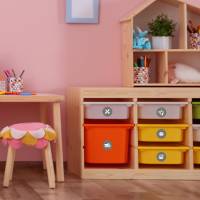 Möbelaufkleber Ordnungssticker für Spielzeug WEISS/ GRAU Kinderzimmer Aufbewahrung Spielsachen Bild 2