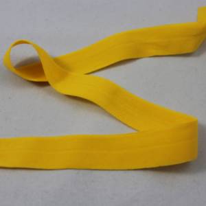 1 m elastisch Einfassband, Schrägband 20 mm d.gelb Bild 1
