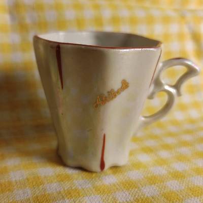 Vintage Andenken-Porzellan - Sammeltasse - Ahlbeck 