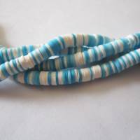 Katsuki Perlen, Polymer Clay, Scheiben 6 mm ,mehrfarbig ein Strang 400 Stück Bild 4