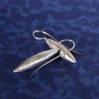 Ohrhänger „longlong“  – gefertigt in 925 Silber, puristisch Bild 2