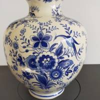 Seltene Delft Vase, ca. 26cm hoch. Vintage! Bild 5