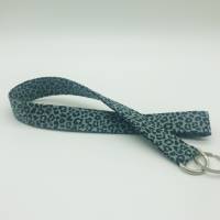 Find-mich-schneller Schlüsselband dusty mint,Schlüsselanhänger Leoparden Muster Bild 4