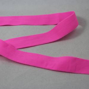 1m elastisch Einfassband, Schrägband 20mm pink Bild 1