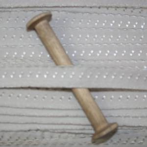1 m elastisch Schrägband uni 13 mm, beige-sand Bild 1