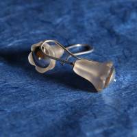 Ohrhänger „Kelche“  – Bergkristall, Bügel gefertigt in 925 Silber. Bild 3