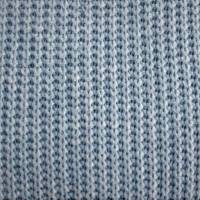 Strickstoff, Grobstrick, jeansblau, 80% Baumwolle, 20%Polyester, 0,5 x 1,55m Bild 1