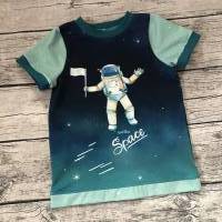 cooles T-shirt gr.110/116 Astronaut & Weltall Bild 1