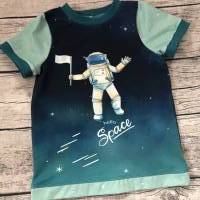 cooles T-shirt gr.110/116 Astronaut & Weltall Bild 3