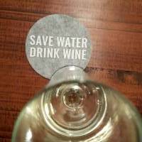 Untersetzer Filz - SAVE WATER DRINK WINE Bild 2