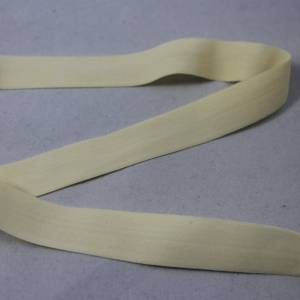 1m elastisch Einfassband,Schrägband 20 mm hellgelb Bild 1