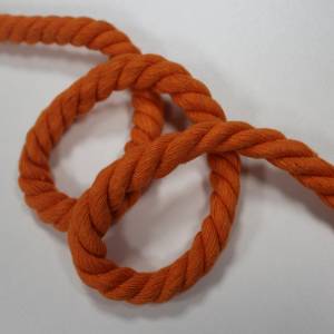1m Hoodie-Kordel,12 mm, orange, 43852, gedreht Bild 1