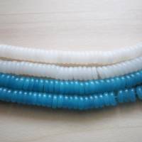 40x Marmor Perlen (Natur) 6 mm x 2 mm  2 Farben zur Auswahl Bild 1