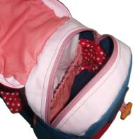 Kinderrucksack Kindergartentasche Kindertasche Rotpunkt für Mädchen Bild 5