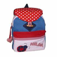 Kinderrucksack Kindergartentasche Kindertasche Rotpunkt für Mädchen Bild 6