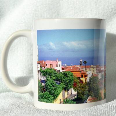 Inspirierende Keramiktasse – Puerto de la Cruz