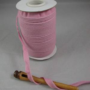 1 m Paspelband uni 12 mm, Baumwolle, rosa Bild 1