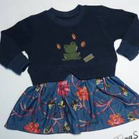 Pulli Sweatshirt Girly Sweater Mädchenkleid Kleid mit Tunika Rock in Gr. 92 Bild 1