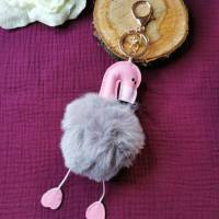 Taschen- / Schlüsselanhänger Flamingo Bild 1