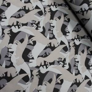 17,90 Euro/m  Softshell  mit Dinosauriern, Camouflage Bild 1