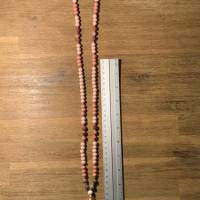 Edelstein -MALA -Kette „Ruhe“ insg. 108 Perlen, 1 Guruperle aus facettiertem Schlangenachat und einer Quaste Bild 4