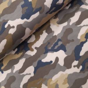 14,90 Euro/m   Toller Jersey Camouflage Bild 2