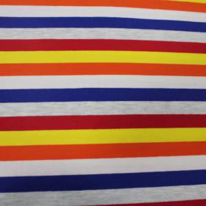 14,90 Euro/m Jersey gestreift multicolor, sehr breit Bild 3