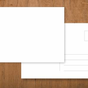 Blanko Karten Set, 50 Postkarten zum Selbstgestalten oder Selbstbedrucken, weiße A6 Karten kreativ bemalen und Basteln Bild 7