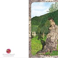 Kunst–Doppelkarte - „Iberischer Olivenbaum“ - bewusst ohne Textvorgabe - Design Ulrike Kröll. Bild 2