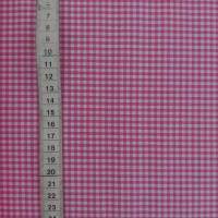 Vichykaro Karostoff Baumwollstoff 2 mm pink-weiß Bild 3