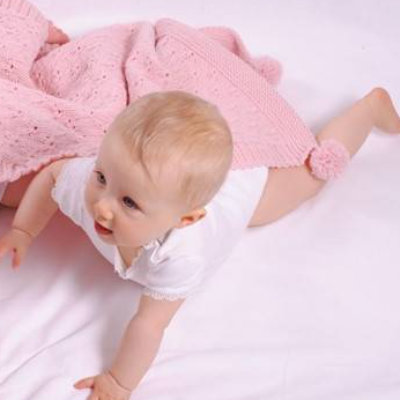 Strickanleitung für die Babydecke Traumfänger in der Größe 45x62 cm