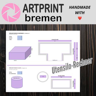 Utensilo Rechner by ARTprint Bremen