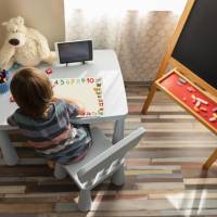 Kinder Schreibtischunterlage ABC, großer Notizblock A3 Schreibunterlage mit ABC & Zahlen 1 bis 10, perfekt für Kindergar Bild 8