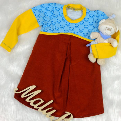 Kleid "Pandabärchen" Größe: 80