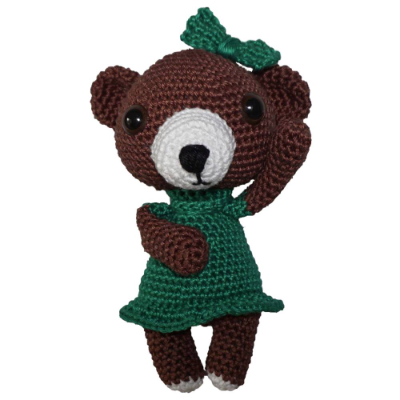 PDF Amigurumi Häkelanleitung Teddydame Lucie